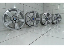 Laden Sie das Bild in den Galerie-Viewer, 4x Alufelge 16 Zoll 7.0" 5x120 44ET Silber 6775619 BMW 1 E88 E46 E93 E92 E82 FEL2565096599qf