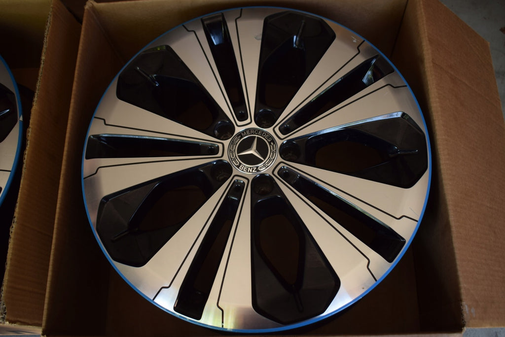 1x Alufelge 19 Zoll 8.0" 5x112 34ET Glanz Schwarz A2934010200 Mercedes-Benz Eqc FEL8954936233ze