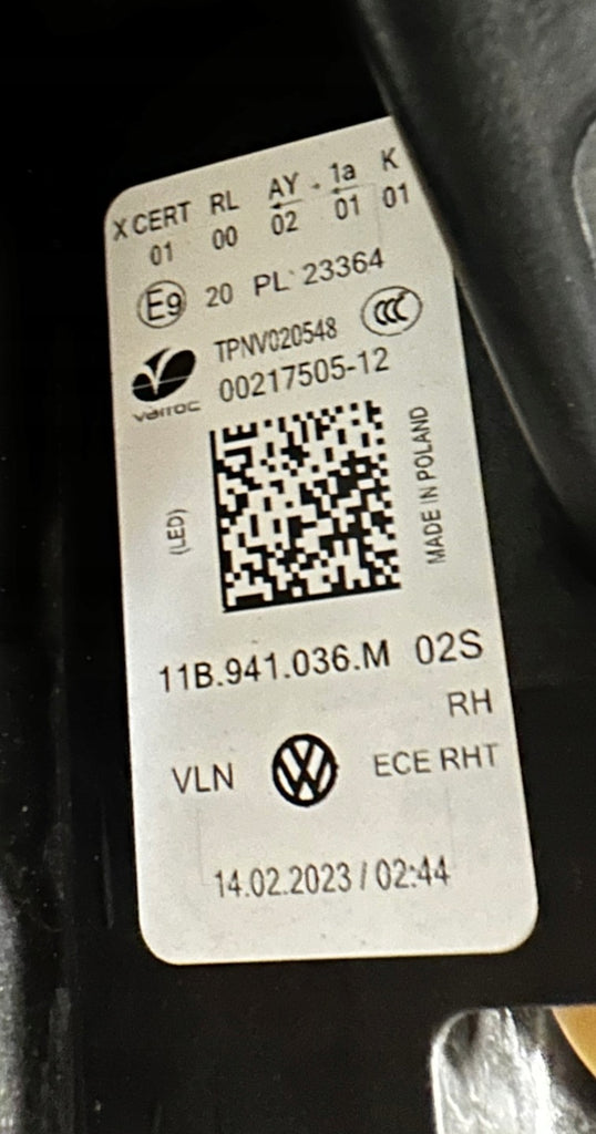 Frontscheinwerfer VW Id.4 11A941036M 11A941035K Ein Stück (Rechts oder Links) SCH3145689853re