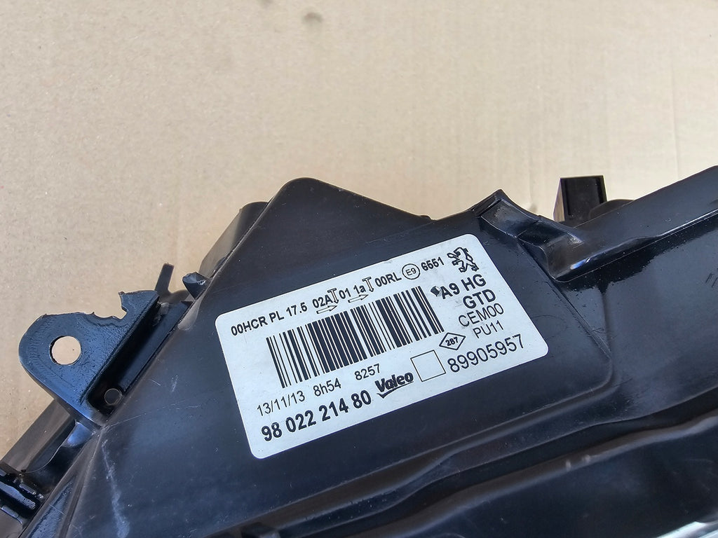 Frontscheinwerfer Peugeot 208 9802221480 Rechts Scheinwerfer Headlight SCH6829963316hm
