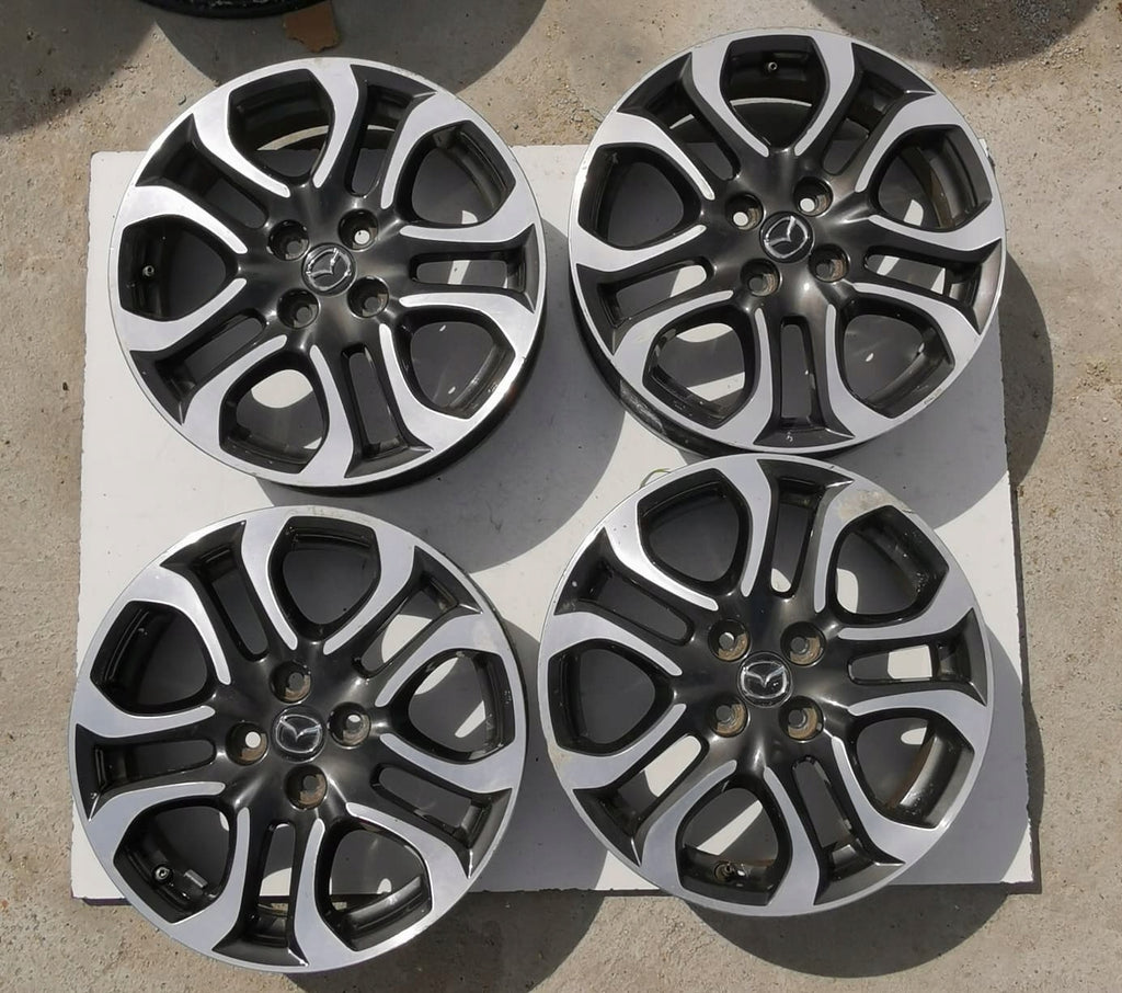 1x Alufelge 16 Zoll 5.5" 4x100 40ET Glanz Grau 9965405560 Mazda 2 Mg Rim Wheel FEL6846578532jw