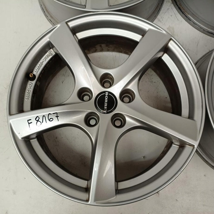 4x Alufelge 17 Zoll 7.0" 5x112 40ET Glanz Silber Audi Q3 Tarraco Kodiaq Tiguan FEL8554567187rl