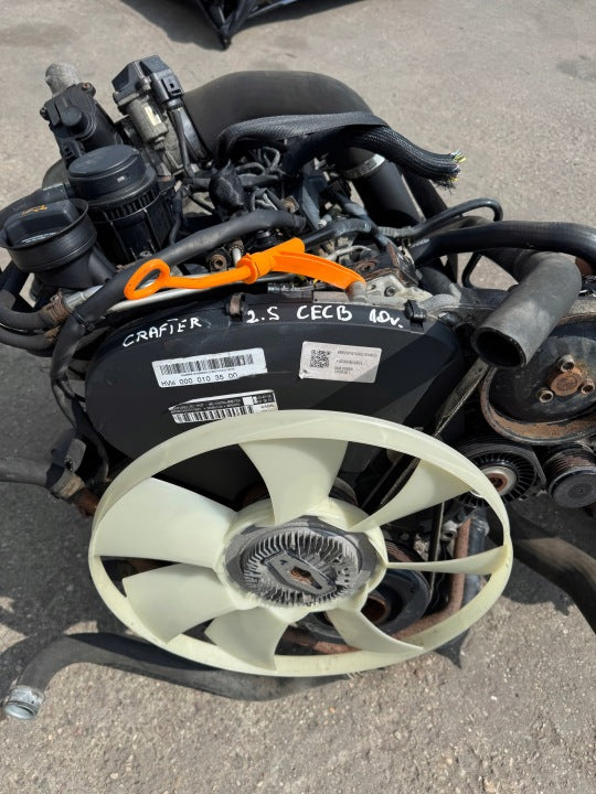 Motor VW Crafter CECB 2.5 TDI 163PS 120kW 220TKm Diesel Engine Komplett MOT9501141335zp