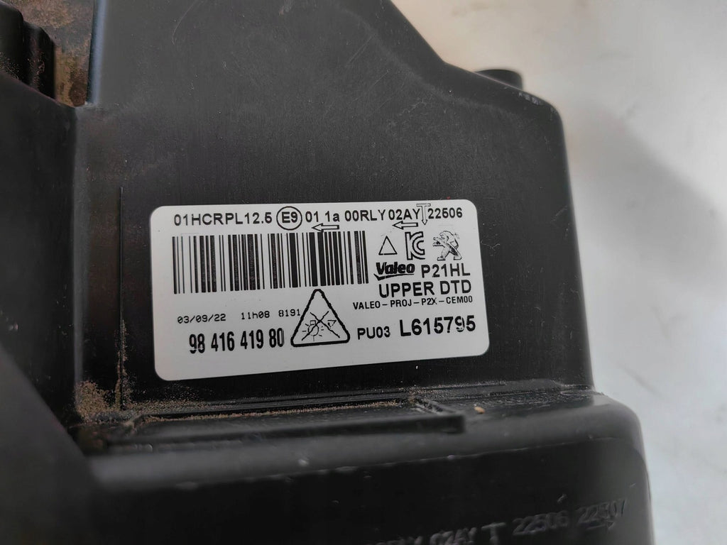Frontscheinwerfer Peugeot 208 II 9841641980 Rechts Scheinwerfer Headlight SCH4662583502bz