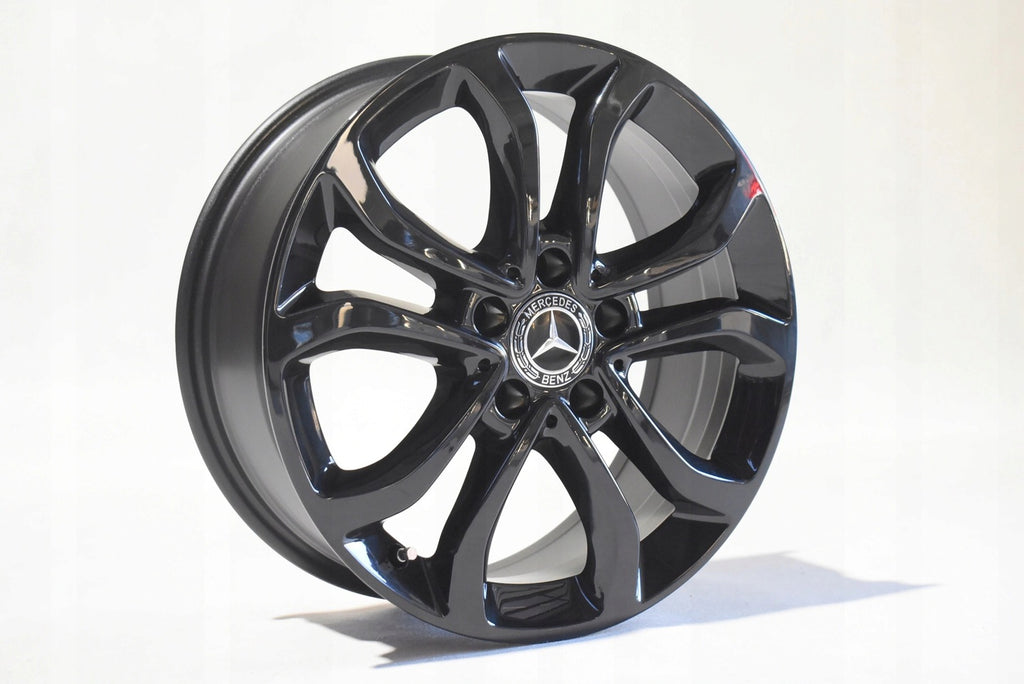 1x Alufelge 17 Zoll 7.0" 5x112 48ET Glanz Schwarz A2054010200 Mercedes-Benz W205