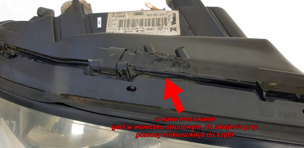 Frontscheinwerfer Audi A2 KD4002 Rechts Scheinwerfer Headlight SCH1149560020yr