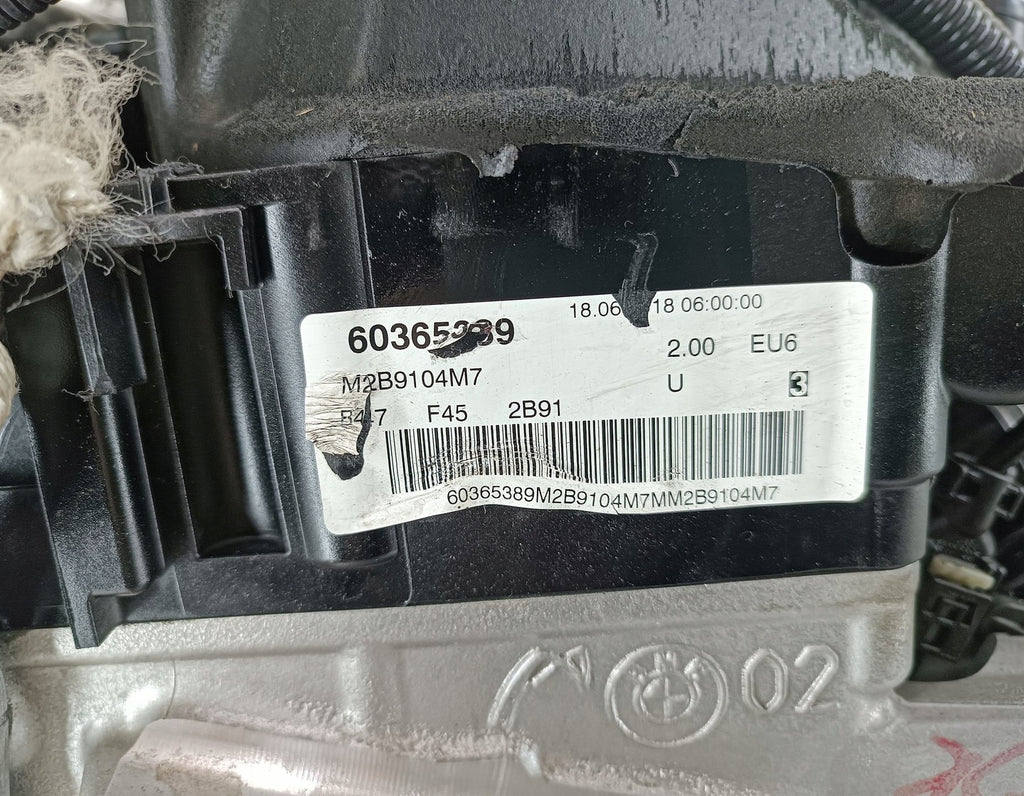 Motor BMW Mini F48 F46 B47C20A 2.0 131TKm 2015 Diesel Engine Komplett