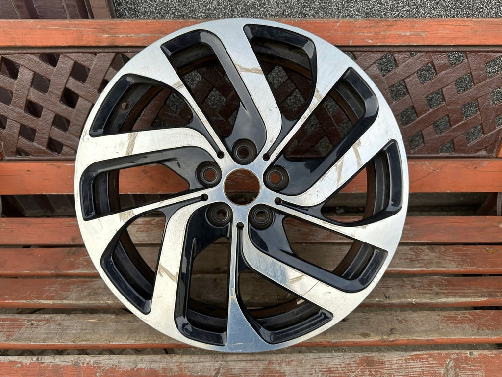 1x Alufelge 19 Zoll 5.0" 5x112 43ET Glanz Schwarz 6856894 BMW I3 Rim Wheel FEL4677208514gz