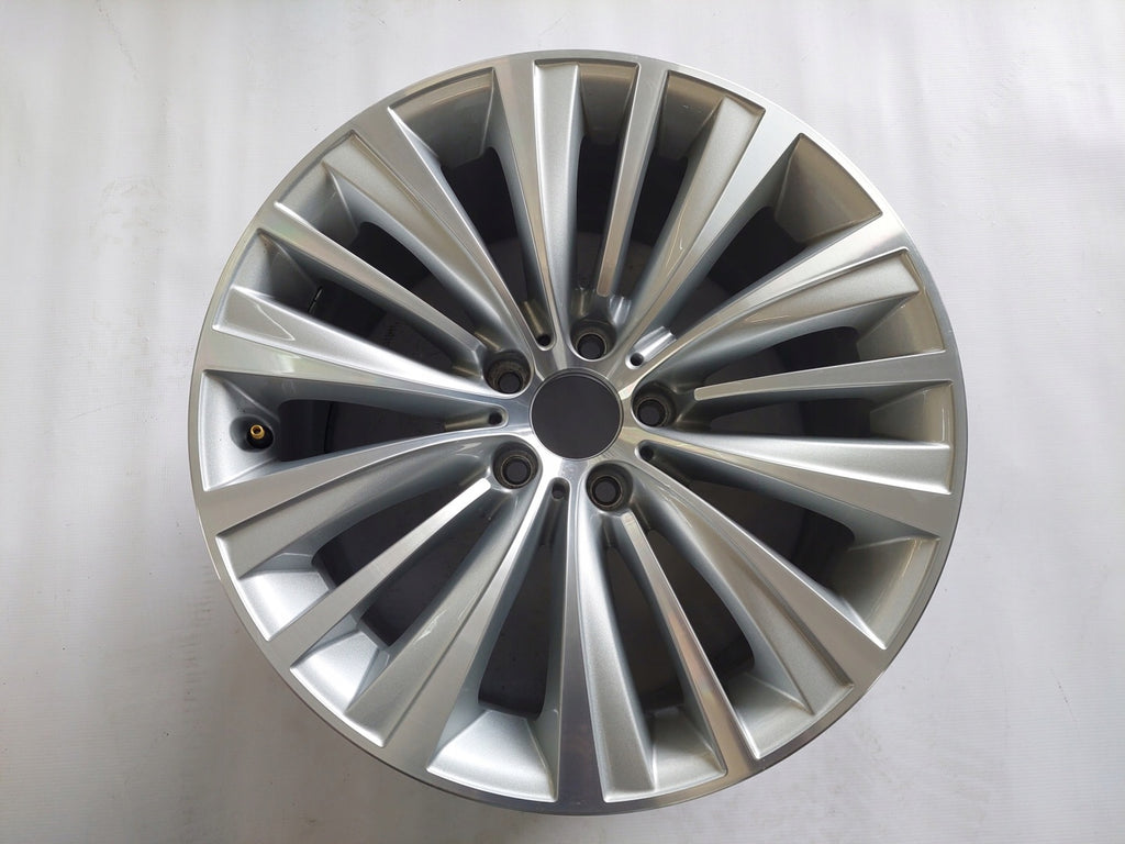 1x Alufelge 19 Zoll 9.5" 5x120 39ET Glanz Silber BMW 7 F01 Rim Wheel FEL2877496811vw