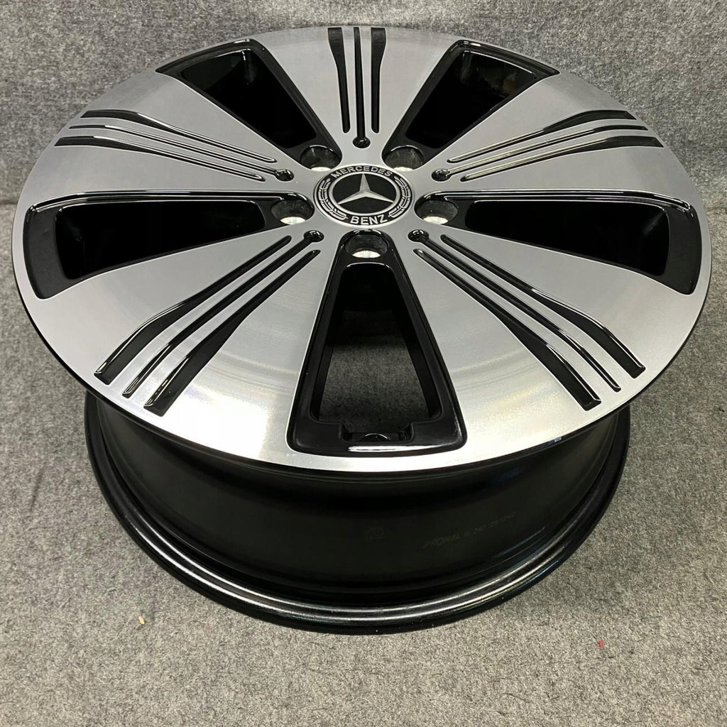 1x Alufelge 18 Zoll 7.5" 4x112 53 5ET A2434010100 Mercedes-Benz Eqa Amg FEL2630120290vh