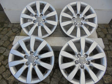 Load image into Gallery viewer, 4x Alufelge 17 Zoll 8.0" 5x112 47ET Glanz Silber 8K0601025C Audi B8 Rim Wheel FEL4361389975hl
