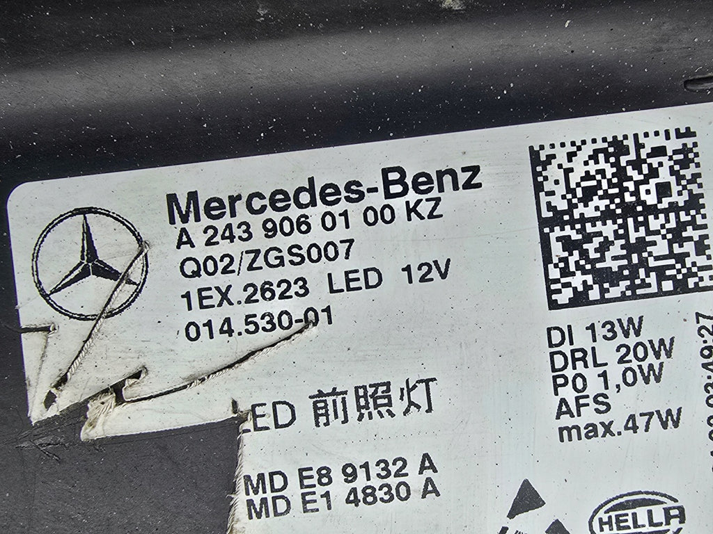 Frontscheinwerfer Mercedes-Benz Eqa Eqb A2439060100 Rechts Headlight SCH2470607808wz