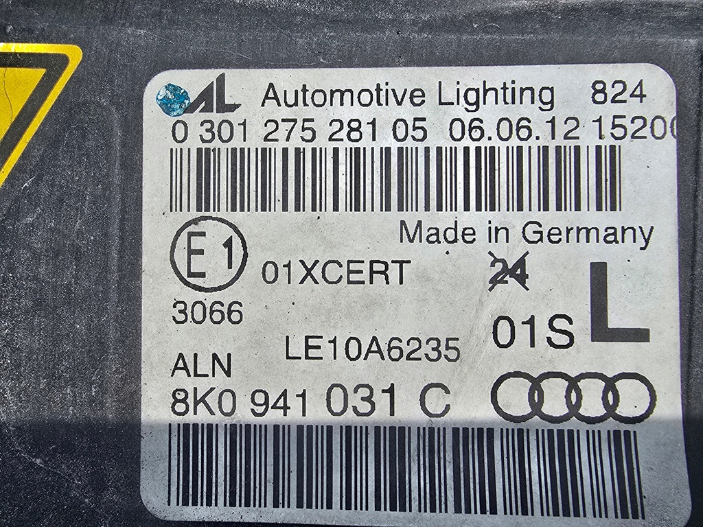 Frontscheinwerfer Audi A4 B8 8K0941031 Xenon Links Scheinwerfer Headlight SCH7997349662dh