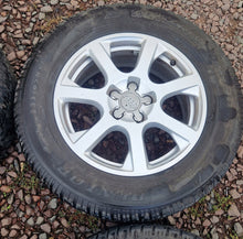 Laden Sie das Bild in den Galerie-Viewer, 4x Alufelge 17 Zoll 7.0" 5x112 37ET Glanz Silber Audi Rim Wheel FEL3365716007km
