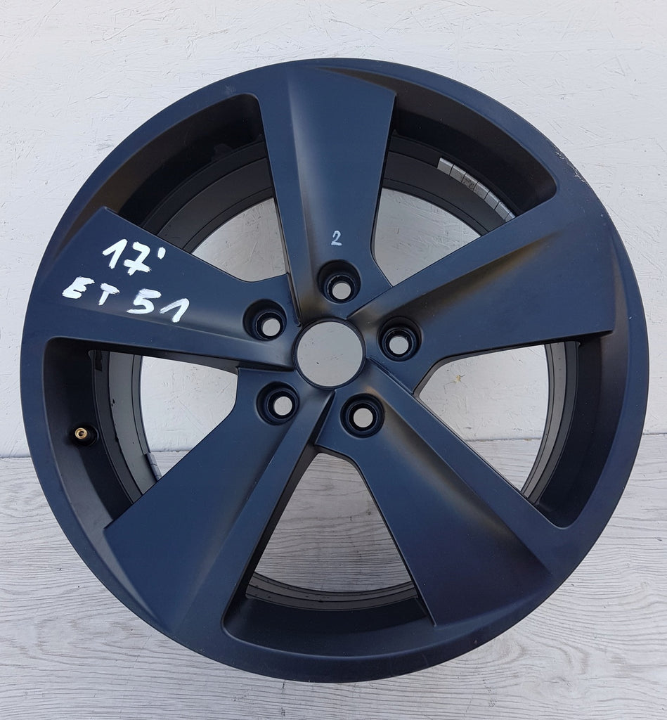 2x Alufelge 17 Zoll 7.5" 5x112 5F0601025B Seat Leon Rim Wheel