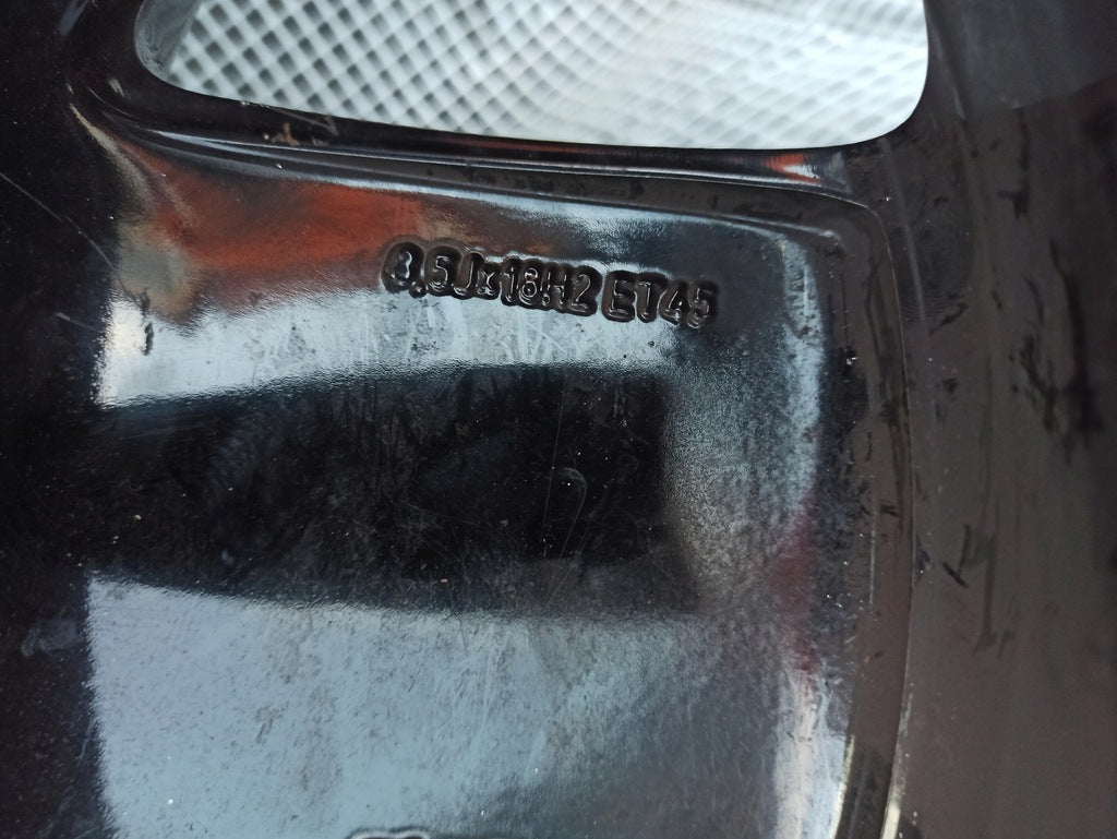 1x Alufelge 18 Zoll 8.5" 5x112 45ET Glanz Silber 4E0601025M Audi A8 Rim Wheel FEL7382769011cv