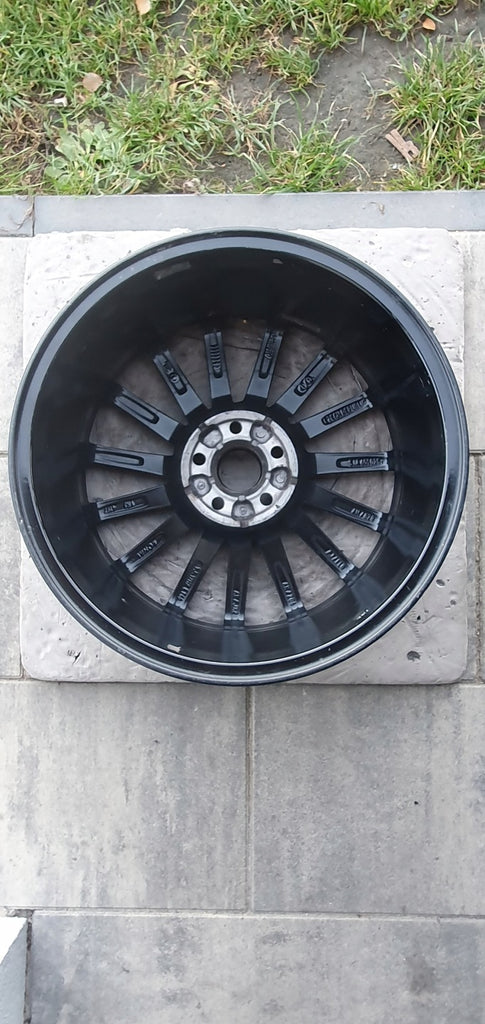 1x Alufelge 17 Zoll 7.0" 5x112 46ET Glanz Schwarz 5JA601025 Skoda Fabia I FEL5924013182bo