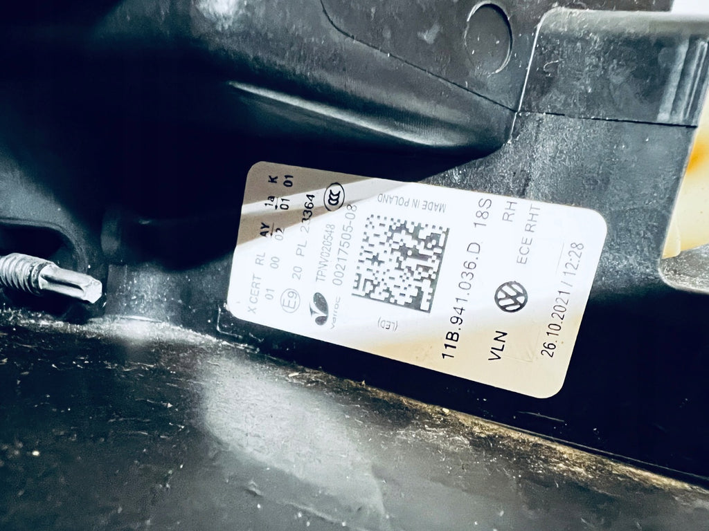 Frontscheinwerfer VW Id.4 11B941036 LED Rechts Scheinwerfer Headlight SCH2682120538hx