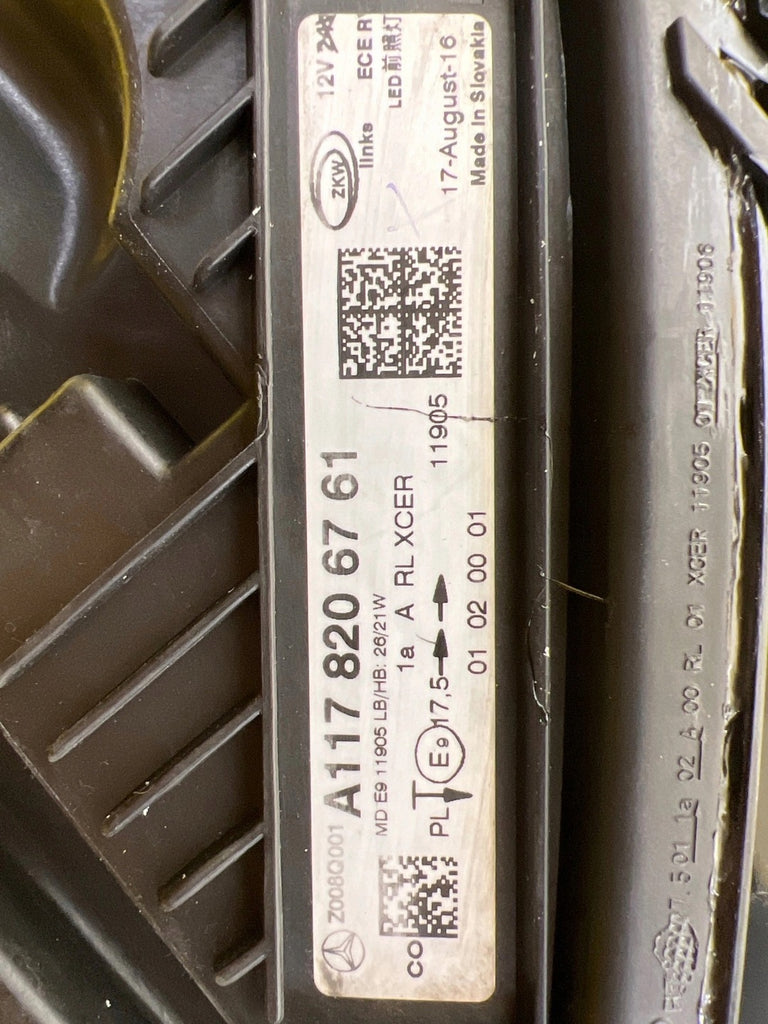 Frontscheinwerfer Mercedes-Benz Cla A1178206761 LED Links Scheinwerfer Headlight SCH3954808233gh