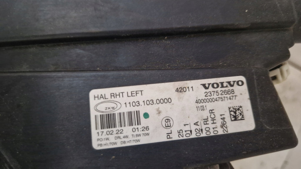 Frontscheinwerfer Volvo 23752668 Links Scheinwerfer Headlight SCH8616931188fq