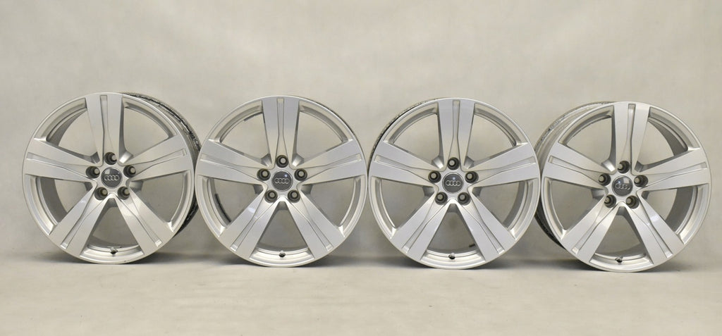 4x Alufelge 18 Zoll 8.0" 5x112 25ET Glanz Silber 4M0601025A Audi Q7 Rim Wheel FEL6189236988ds