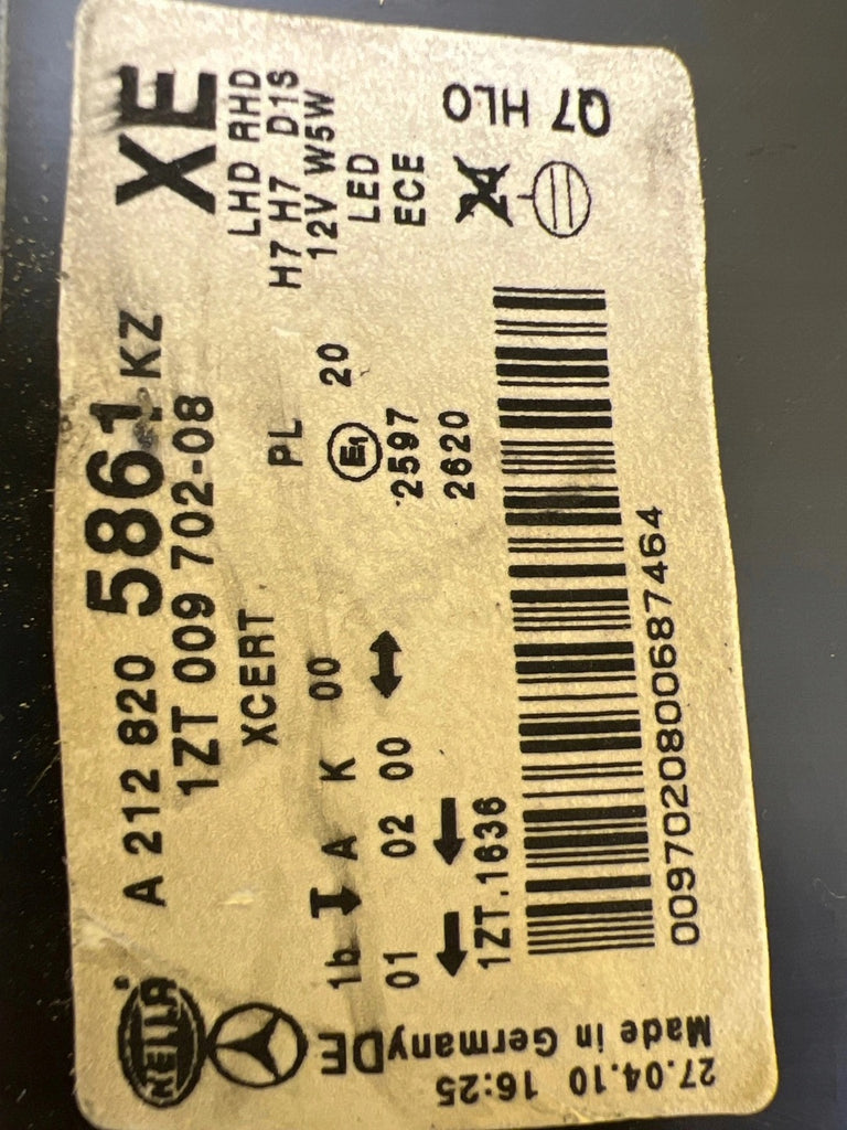 Frontscheinwerfer Mercedes-Benz W212 A2128205861 LED Rechts Headlight SCH2443675361ks