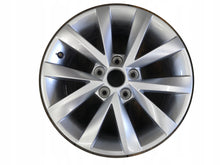 Load image into Gallery viewer, 1x Alufelge 16 Zoll 6.5&quot; 5x112 46ET Glanz Silber 5E0601025BJ Skoda Rim Wheel