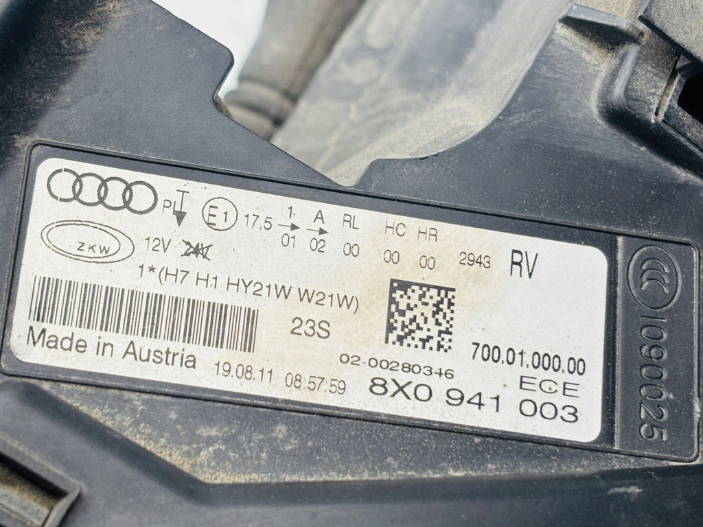 Frontscheinwerfer Audi A1 8X0941003 Links Scheinwerfer Headlight SCH4336927660vn