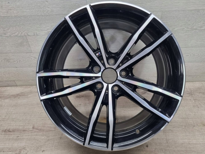 1x Alufelge 19 Zoll 8.5" 5x112 40ET Glanz Schwarz 8090095 BMW 3 G21 G20 FEL6797754066fg
