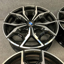 Laden Sie das Bild in den Galerie-Viewer, 4x Alufelge 19 Zoll 7.5" 5x112 32ET Glanz Schwarz 7916263 BMW X3 G01 Rim Wheel FEL4653756589uj