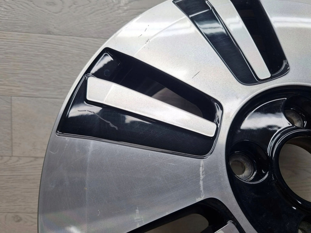 1x Alufelge 15 Zoll 5.0" 4x100 35ET Glanz Silber 1S0601025AH VW Up Rim Wheel FEL2183620089gc