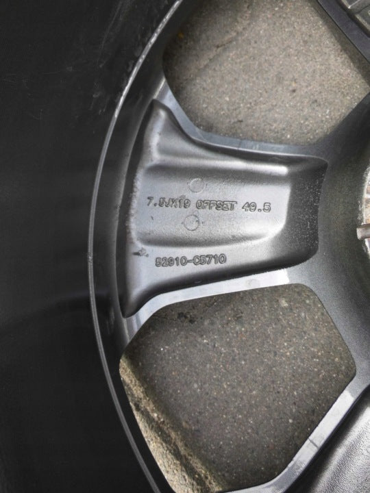1x Alufelge 19 Zoll 7.5" 5x114.3 49 5ET Glanz 52910-C5710 Kia Sorento I FEL5133234685jy