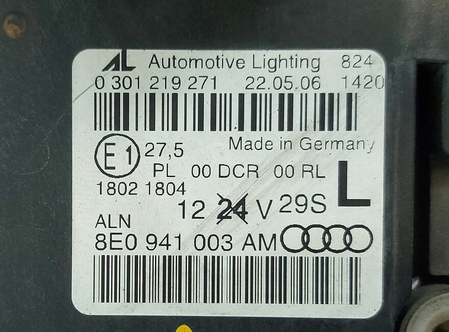 Frontscheinwerfer Audi A4 8E0941003AM 1307329115 LED Links Headlight