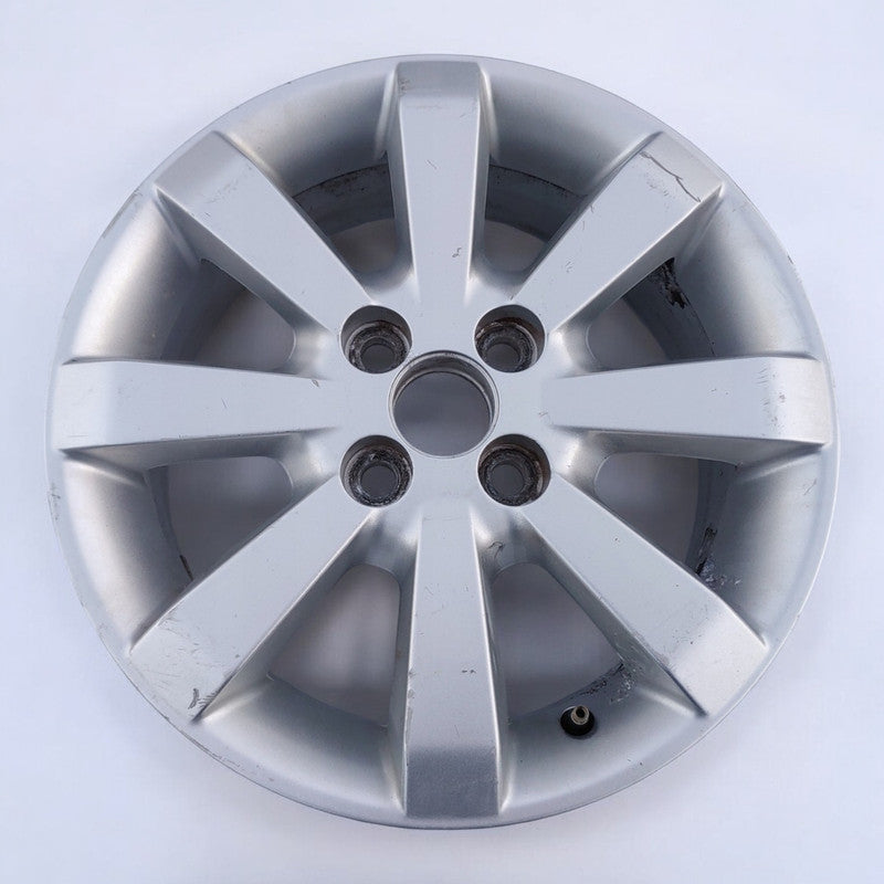 1x Alufelge 15 Zoll 5.5" 4x100 45ET Glanz Silber PZ406-B0674- Toyota Yaris