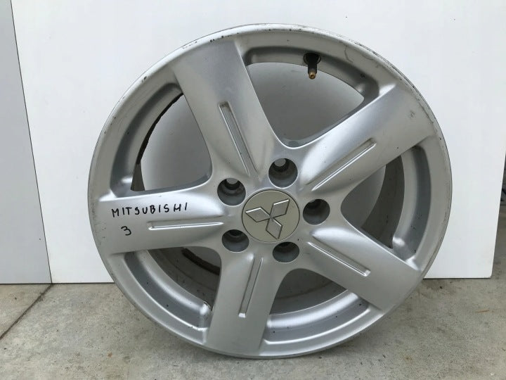 1x Alufelge 16 Zoll 6.5" 5x112 Silber Mitsubishi Outlander Rim Wheel FEL8386949587cp