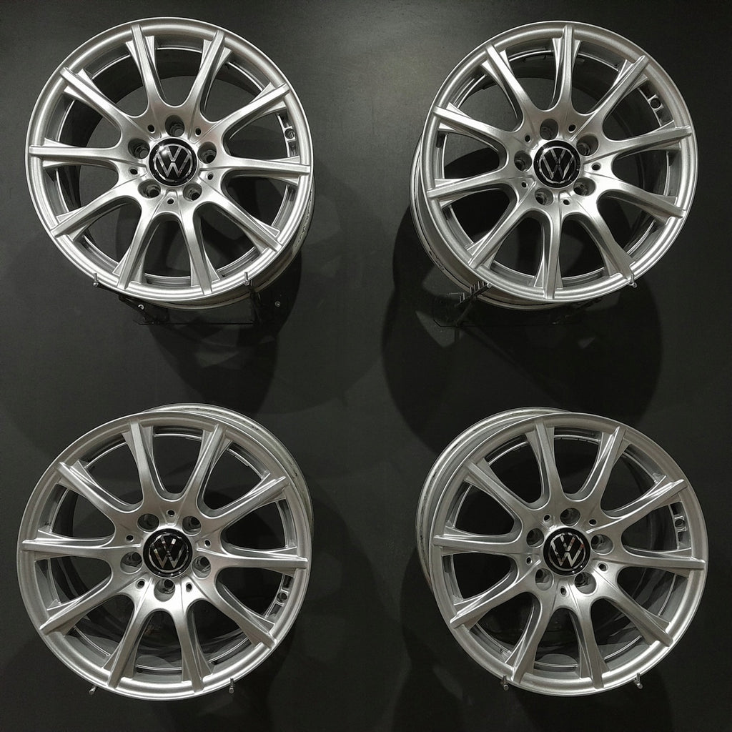 4x Alufelge 16 Zoll 6.5" 5x112 38ET A2054012400 Mercedes-Benz Scirocco Passat FEL6651100928zz
