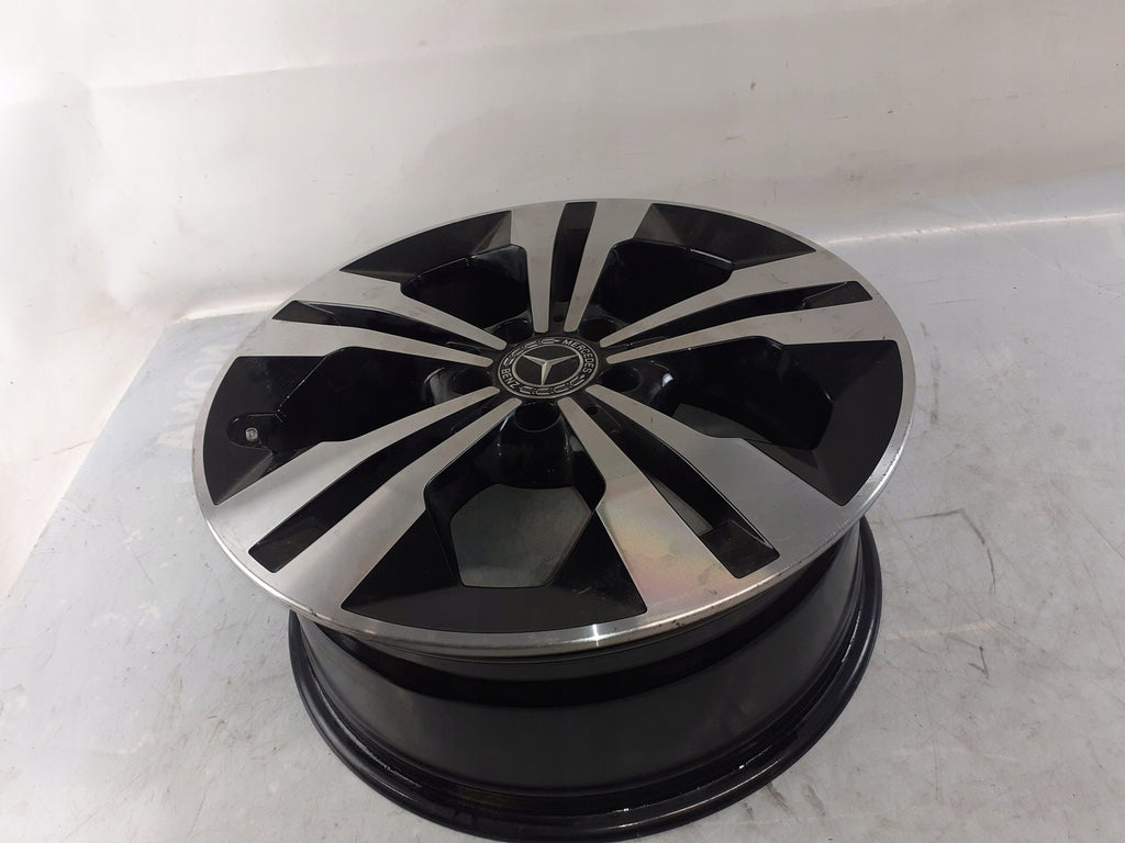 1x Alufelge 18 Zoll 7.5" 5x112 53ET Glanz Schwarz A2474012900 Mercedes-Benz