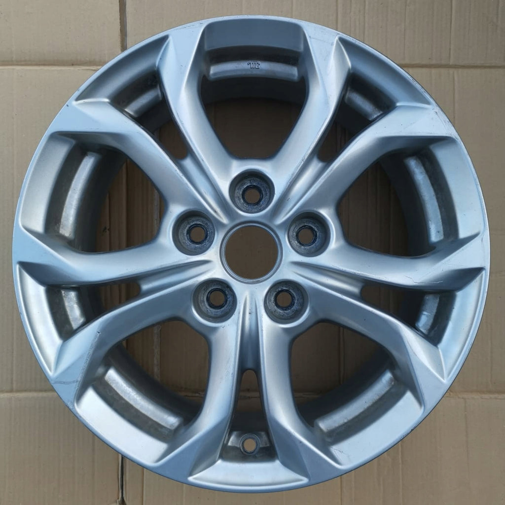 1x Alufelge 16 Zoll 6.5" 5x114.3 50ET Matt Silber 9965F36560 Mazda Cx-3 FEL2056535405qg