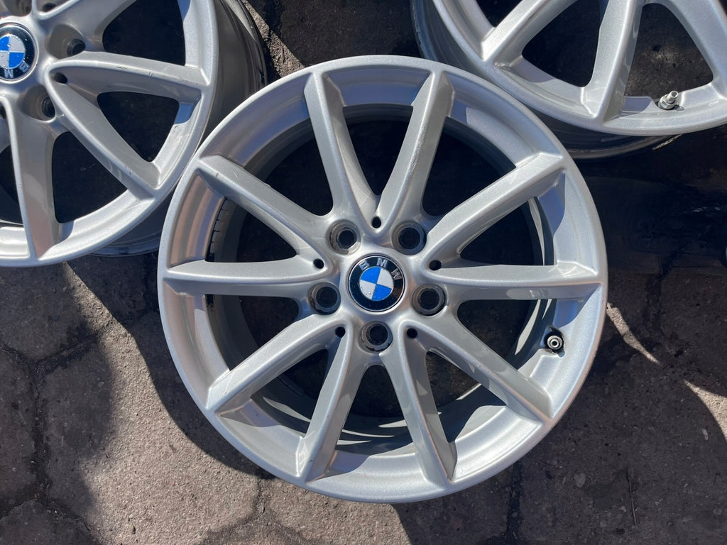 4x Alufelge 16 Zoll 7.0" 5x112 52ET Glanz Silber 6855080 BMW F45 F46 Rim Wheel FEL4437874305sy