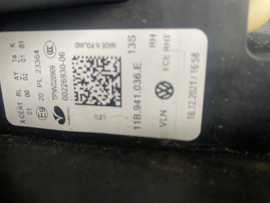 Frontscheinwerfer VW Id.4 11B941036E LED Rechts Scheinwerfer Headlight SCH4054977508oo