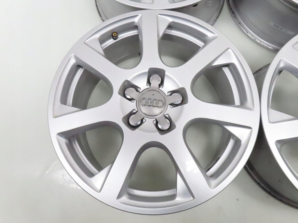4x Alufelge 17 Zoll 7.0" 5x112 37ET Glanz Silber 8R0601025E Audi Q5 Q3 Rim Wheel FEL1875236057ej