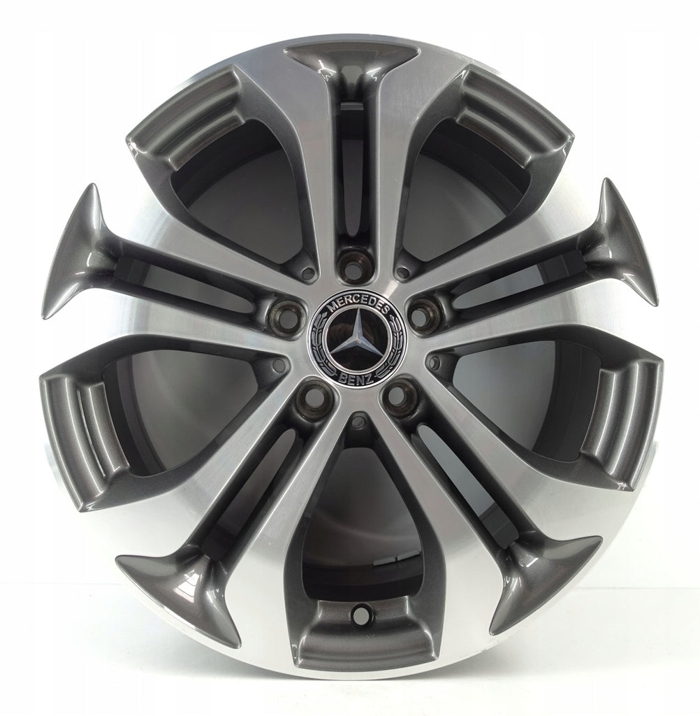 4x Alufelge 17 Zoll 7.5" 5x112 36ET Glanz Graphit Mercedes-Benz Glc X253 Mg FEL9142426553qx