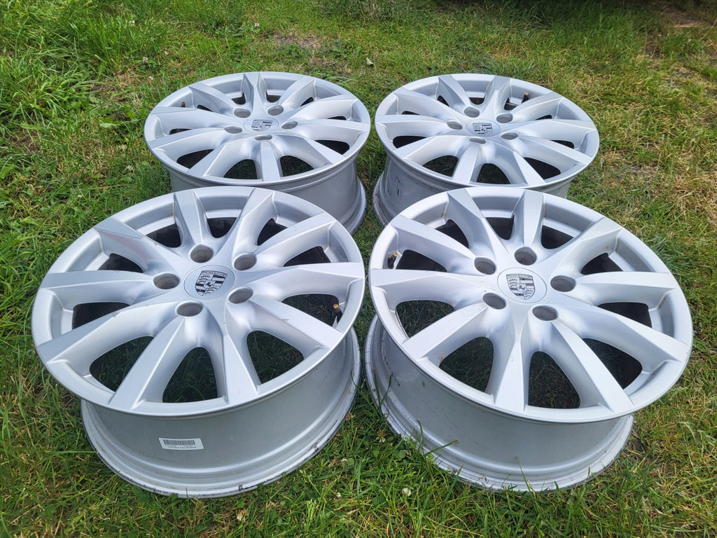 4x Alufelge 18 Zoll 8.0" 5x130 53ET Glanz Silber 7P5601025 Porsche Cayenne FEL6199444233dk