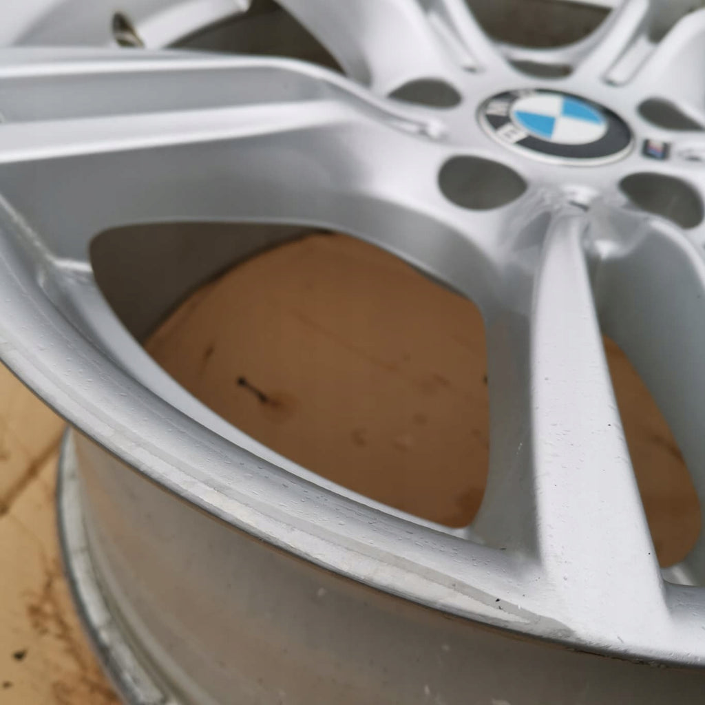 1x Alufelge 18 Zoll 8.5" 5x120 47ET Glanz Silber 7845881 BMW 3 F31 Rim Wheel FEL4786782183cm
