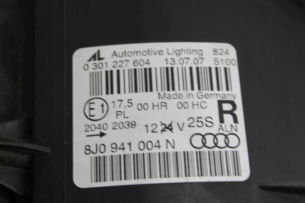 Frontscheinwerfer Audi Tt 8J0941003N Ein Satz Scheinwerfer Headlight SCH9969536598me