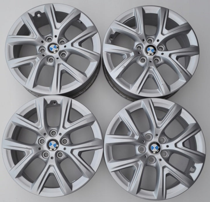 4x Alufelge 17 Zoll 6.0" 5x112 47ET Glanz Silber 6884815 BMW F44 F45 F46 FEL5827663409xe