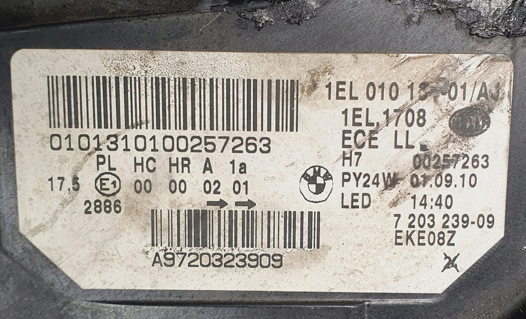 Frontscheinwerfer BMW 5 F11 F10 7203239-09 Links Scheinwerfer Headlight SCH4459478737ej