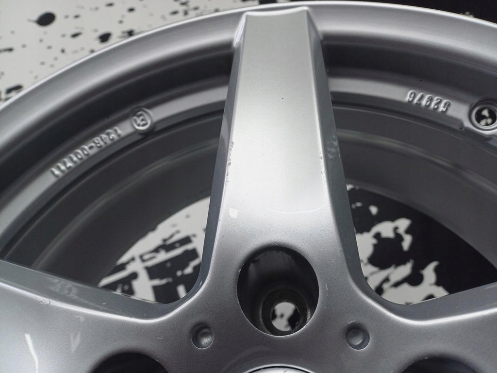 4x Alufelge 17 Zoll 7.0" 5x112 45ET Silber Mg Rim Wheel FEL5351809763fr