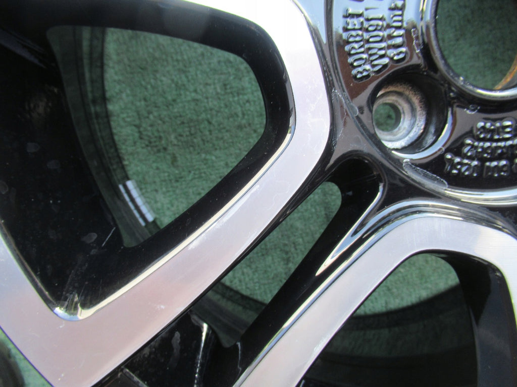 1x Alufelge 16 Zoll 6.0" 4x100 43ET Glanz Schwarz 1S0601025 Skoda Citigo Up!