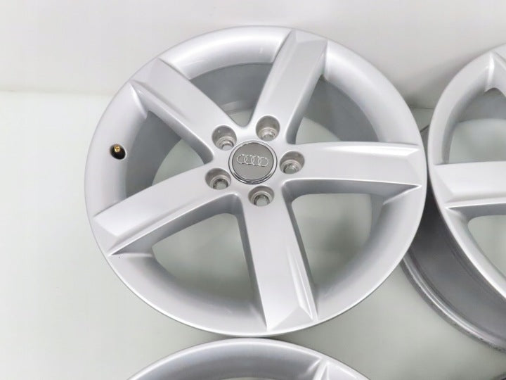 4x Alufelge 17 Zoll 7.0" 5x112 46ET Glanz Silber 8K0071497 Audi A4 B8 Rim Wheel FEL9767510040el